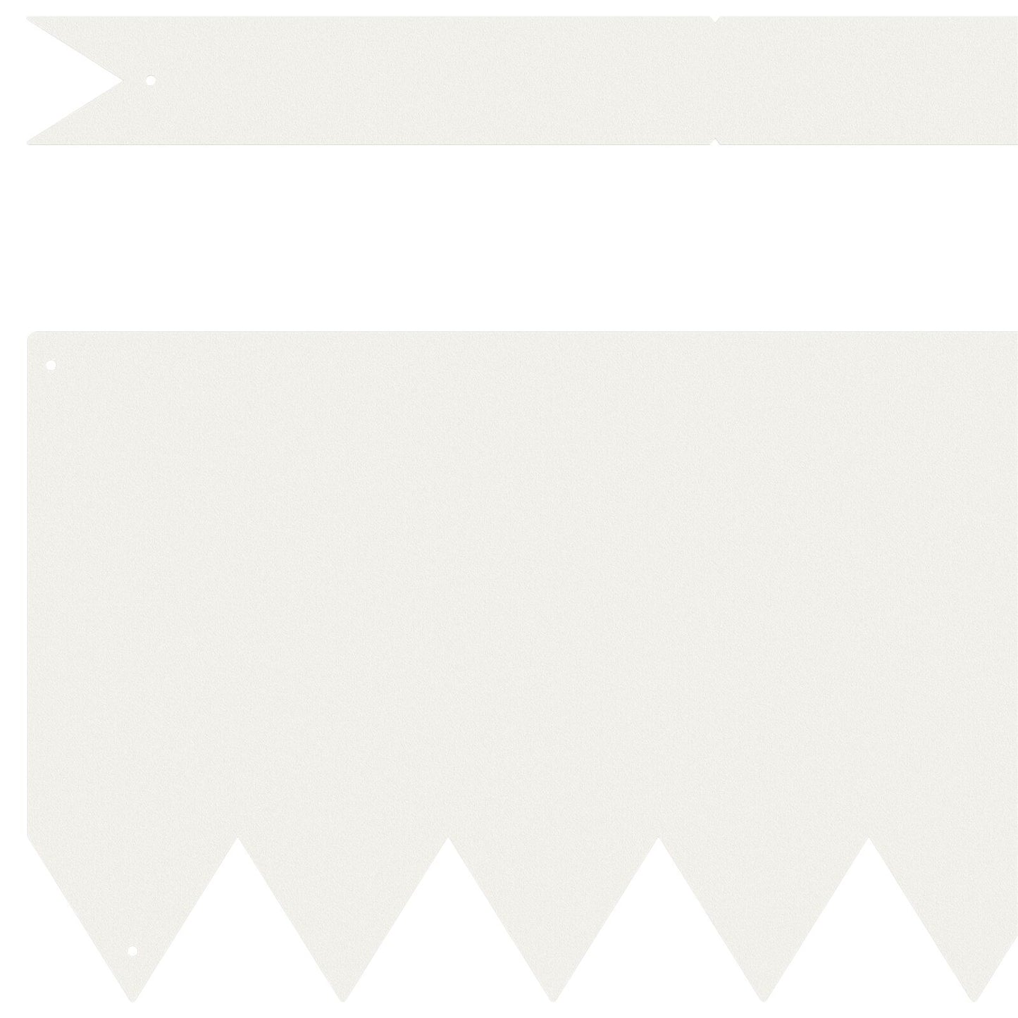 Grasranden 30 Stuks Kunststof 100 x 0.5 x 20 cm Wit