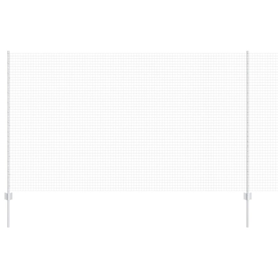 Gelast Draadhek Met 44 U Palen Zilver 1.4X50 M Staal
