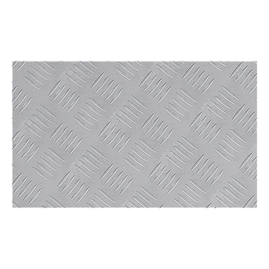 Aluminium Checkerplaten - Set Van 4, Antislip, 50X30 Cm 50 x 30 x 0.2 cm Rechthoekig