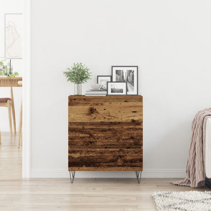 Dressoir Met Lades 60X35X70 Cm Geëngineerd Hout Oude hout