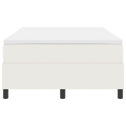 Boxspringbed Met Matras Crème Klein Dubbel Corduroy Stof