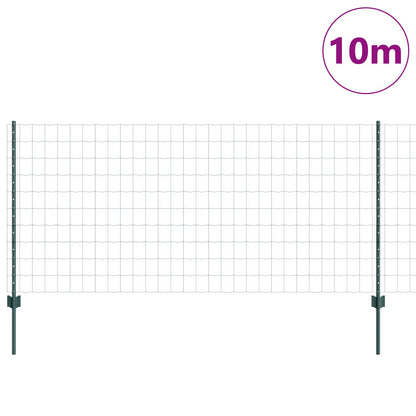 Eurohek Met 5 U-Palen Groen 1X10 M Staal