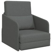 Vloer Sofa Bed 2-In-1 65X80X83 Cm Stof Donkergrijs