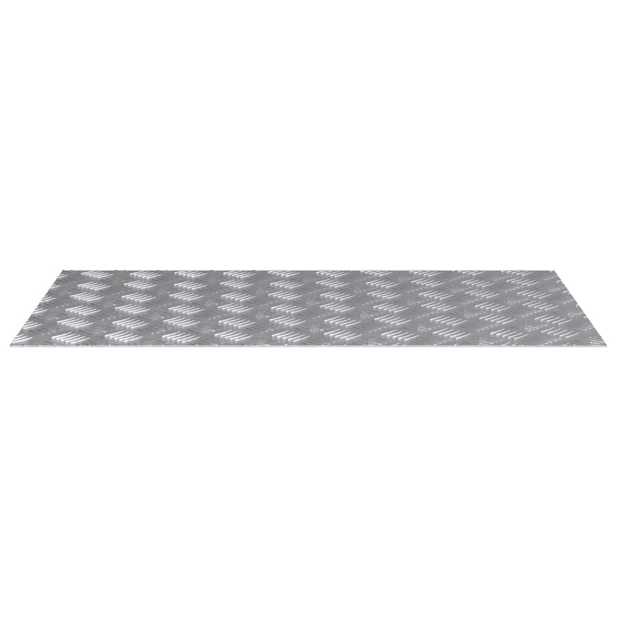 Aluminium Antislip Plaat 2 Stuks 90X50 Cm 90 x 50 x 0.2 cm Rechthoekig