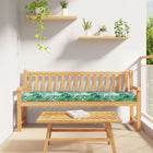 Palletkussen 200x40x8 cm bladpatroon groen