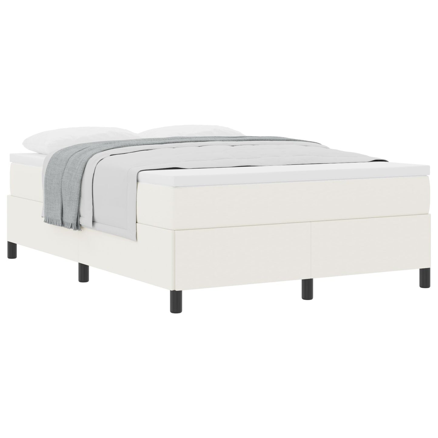 Bedframe Corduroy Stof Crème 160 x 200 cm