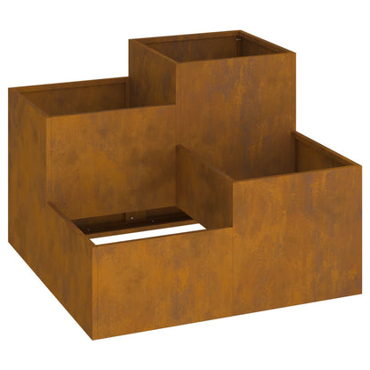 Tuinplanter Weerbestendig Staal Roestvrij staal 80 x 80 x 60 cm