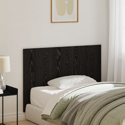 Bed Hoofdbord 120X1,5X80 Cm Gegalvaniseerd Hout Zwart eiken