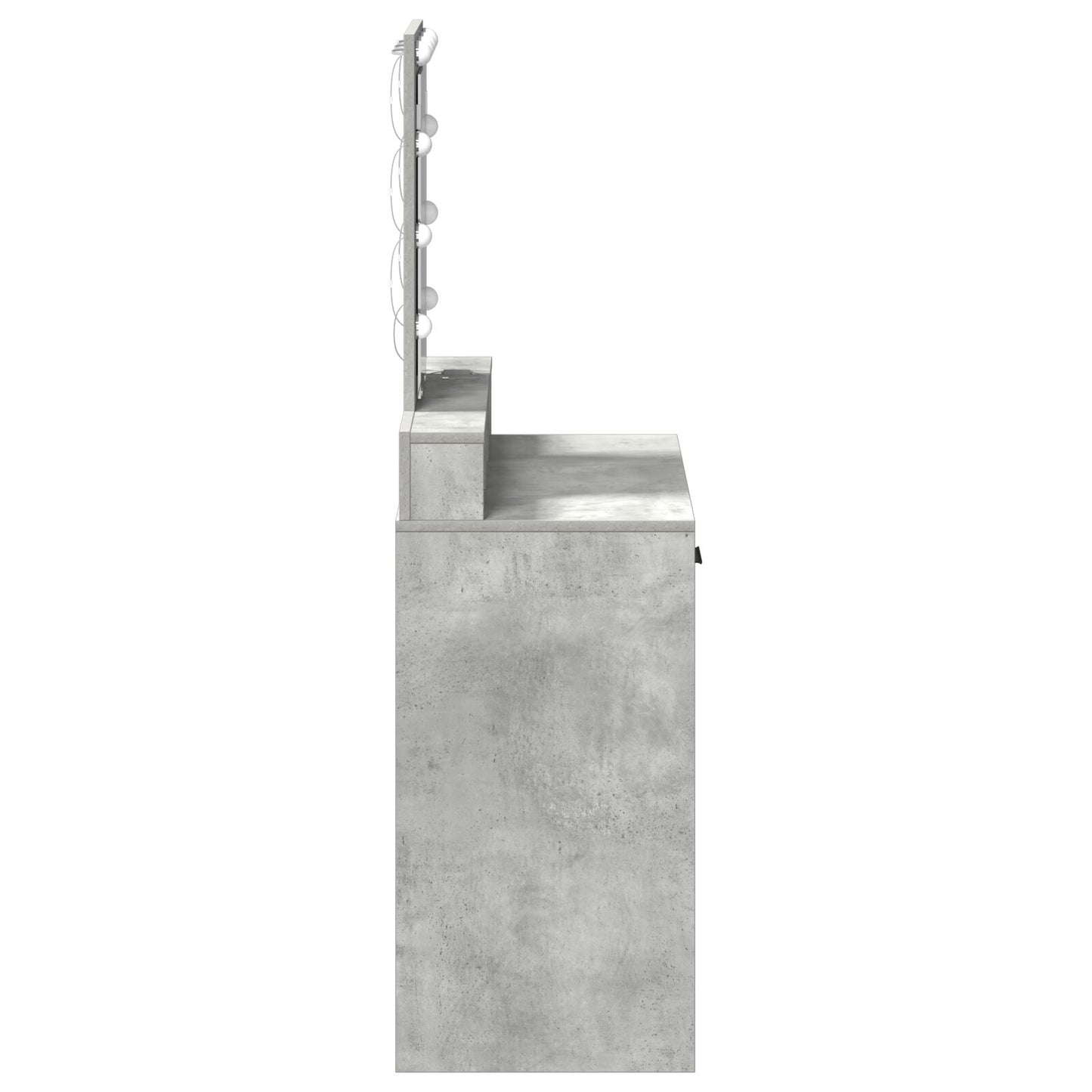 Kaptafel Met Led-Verlichting Beton grijs 79 x 41 x 140 cm