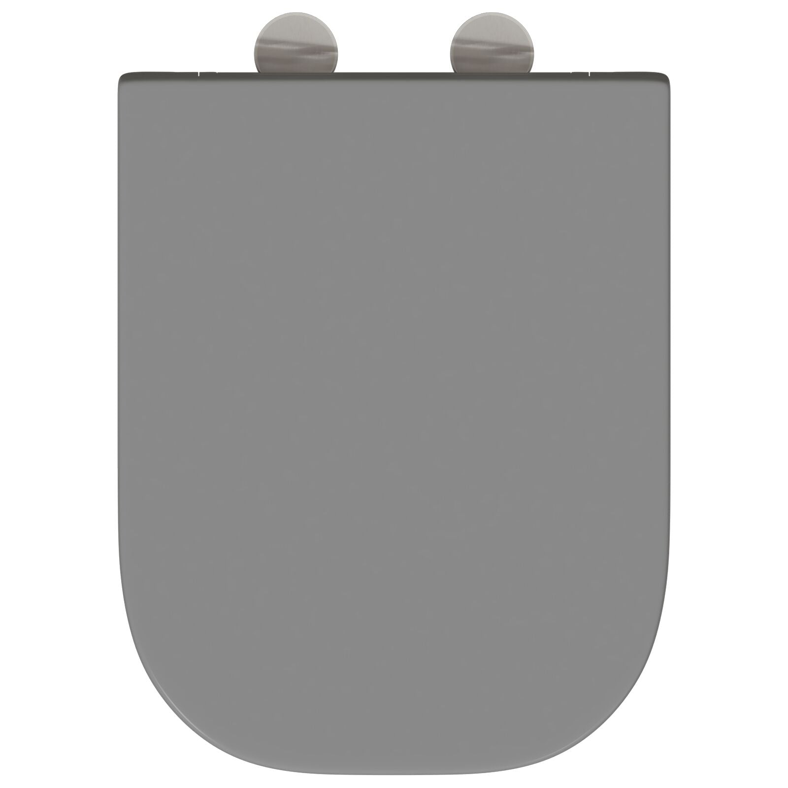 Snelle Toiletbril Met Soft Close Duroplast Grijs