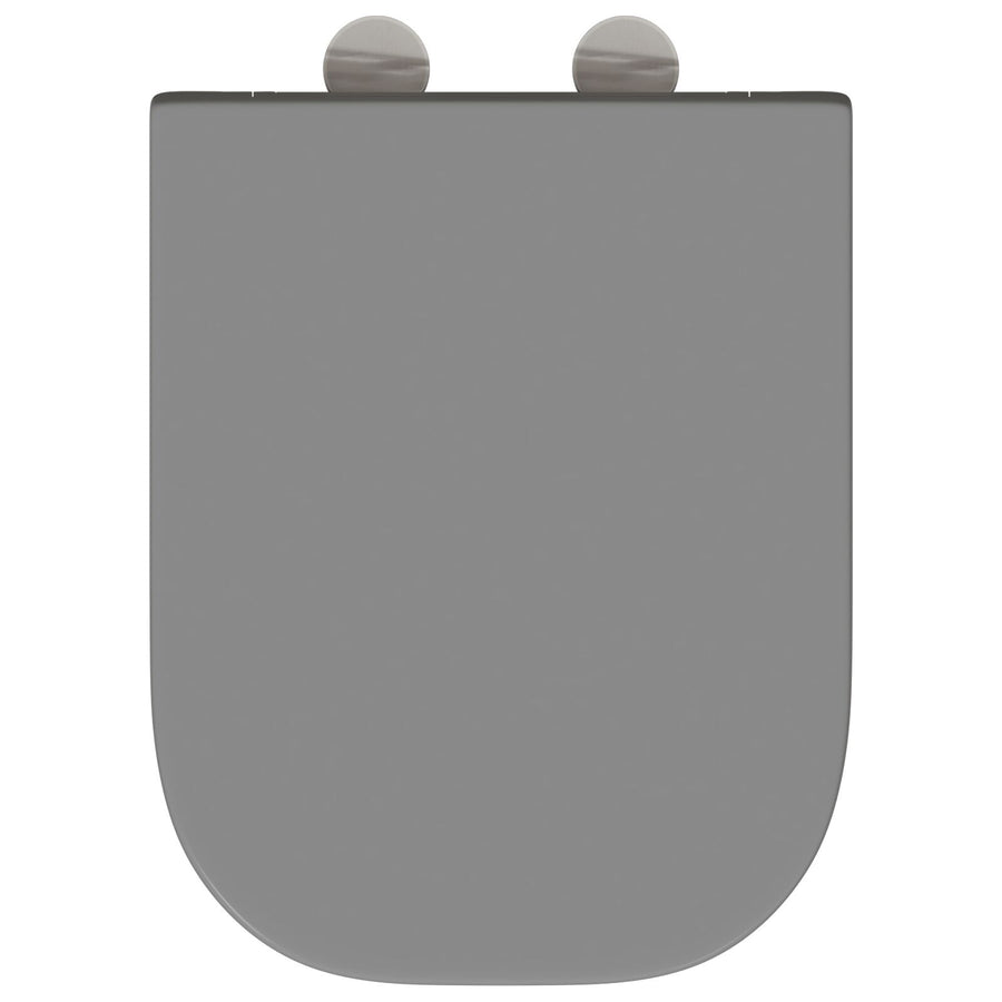 Snelle Toiletbril Met Soft Close Duroplast Grijs