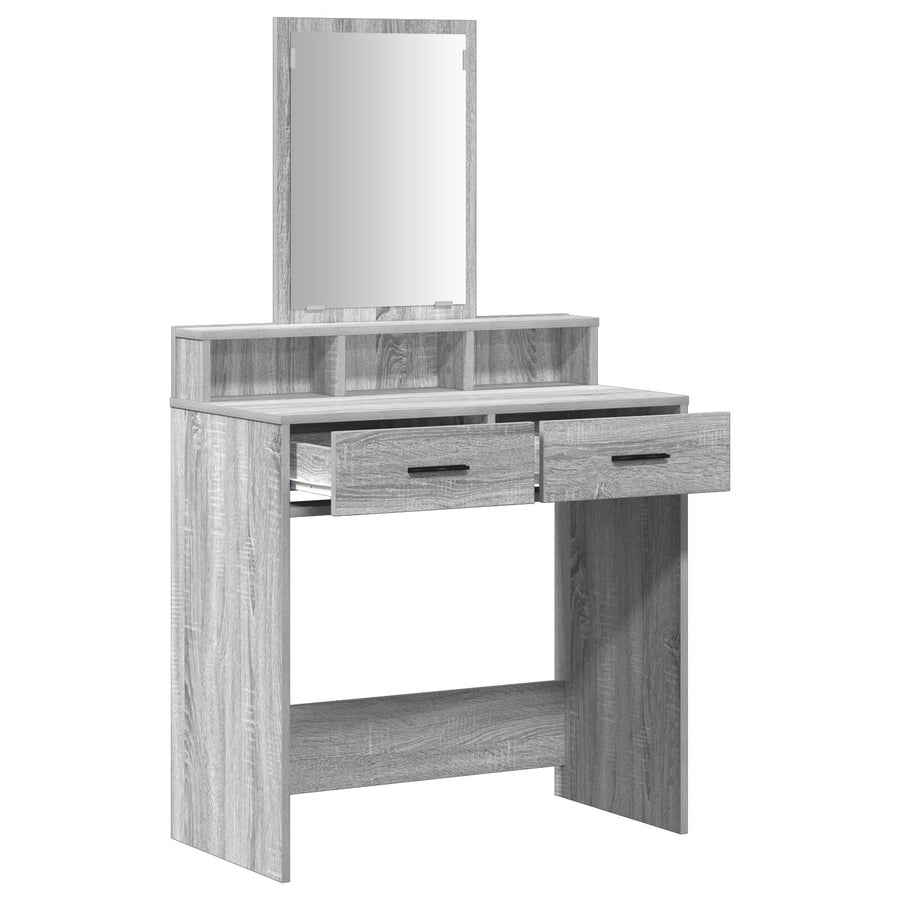 Kaptafel Met Lade Grijs Sonoma 79 x 41 x 140 cm Grijze sonoma