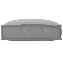 Buiten Kussen Polyester 50 X 50 X 12 Cm Afneembare Hoezen Grijs