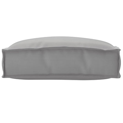 Buiten Kussen Polyester 50 X 50 X 12 Cm Afneembare Hoezen Grijs