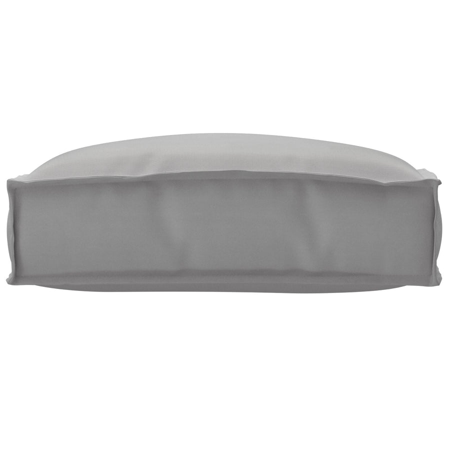 Buiten Kussen Polyester 50 X 50 X 12 Cm Afneembare Hoezen Grijs