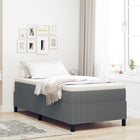Platform bed frame Light Grey 100 x 200 cm Fabric