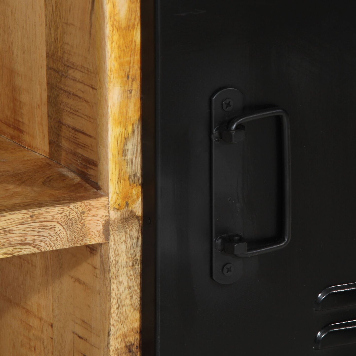Schoenbank 100X40X50 Cm Massief Hout Ruw Mangohout