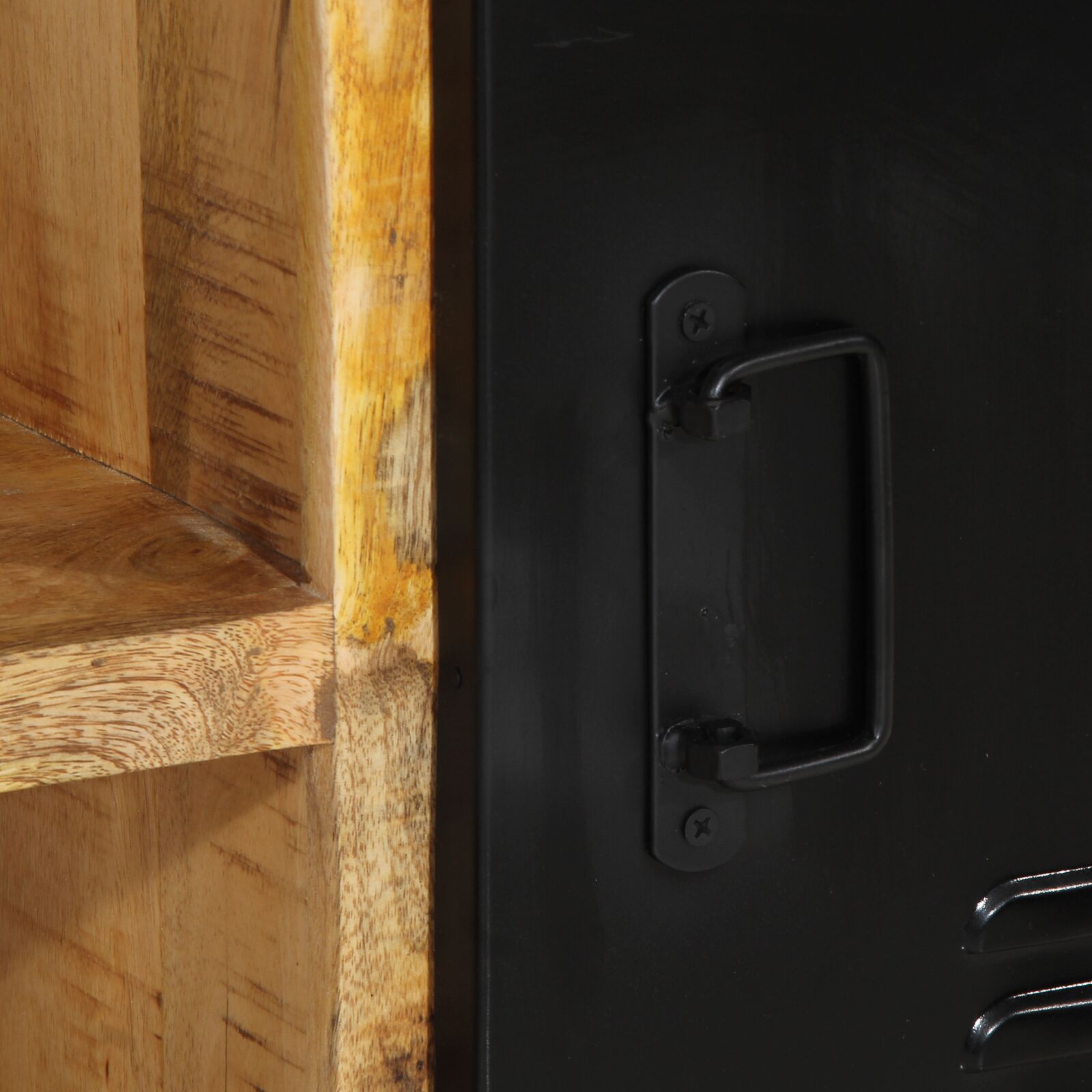 Schoenbank 100X40X50 Cm Massief Hout Ruw Mangohout