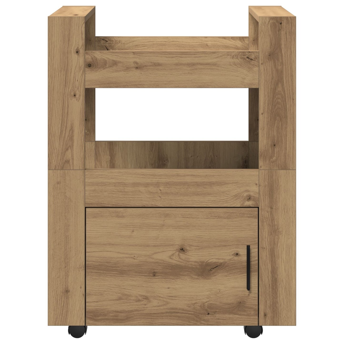 Keuken Trolley 60X45X80 Cm Bewerkt Hout Artisan eiken