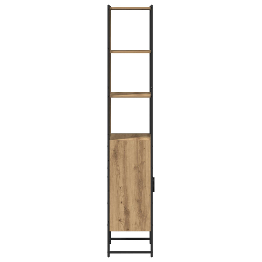 Badkamerkast Artisan Eiken 33X33X185,5 Cm Gelaagd Hout