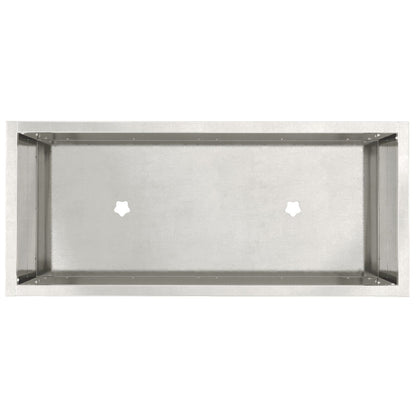 Verhoogde Tuinbak Roestvrijstaal Roestvrij staal 60 x 26 x 45 cm