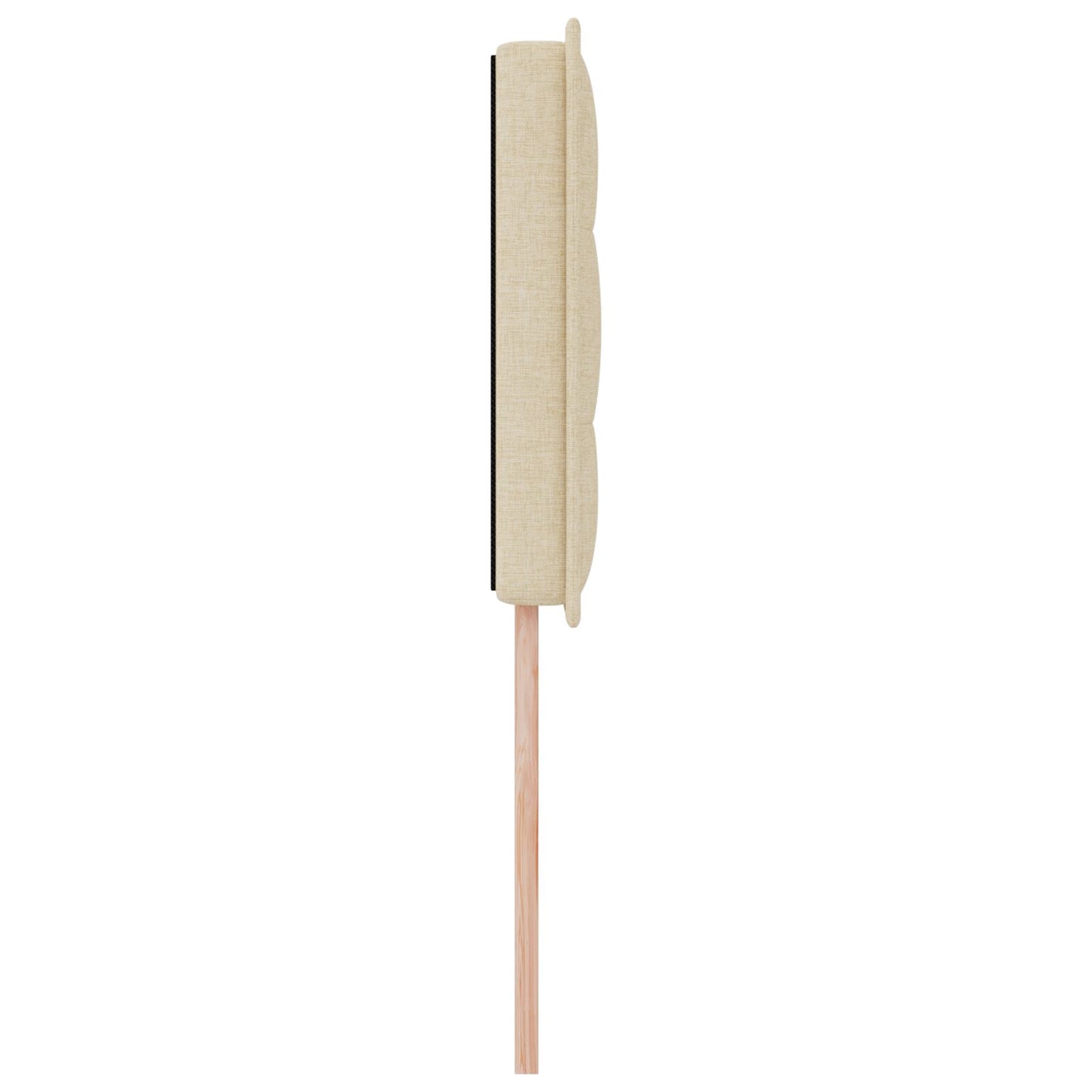 Hoofdbord Lijnen Design Stof Crème 100 cm Laag hoofdbord