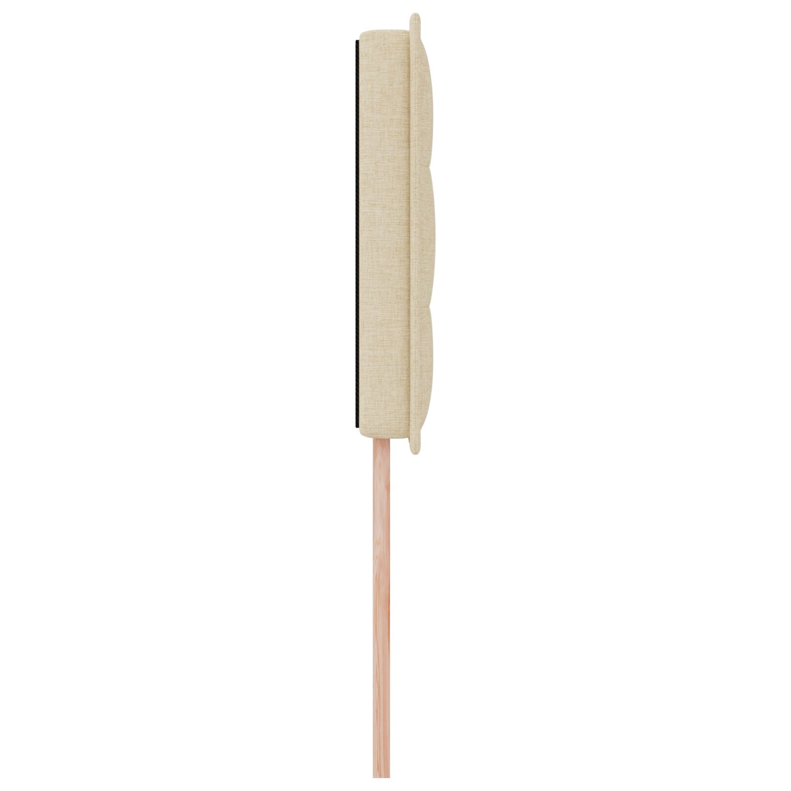Hoofdbord Lijnen Design Stof Crème 100 cm Laag hoofdbord