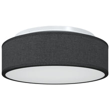 Plafondlampen Inbouw Ø 38 Cm Stof E27 Ø38 x 13.5 cm Zwart zonder sterrenlampenkap
