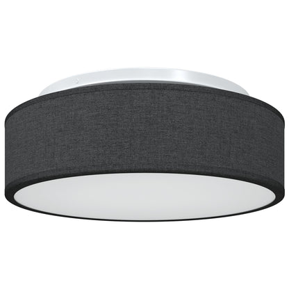 Plafondlampen Inbouw Ø 38 Cm Stof E27 Ø38 x 13.5 cm Zwart zonder sterrenlampenkap