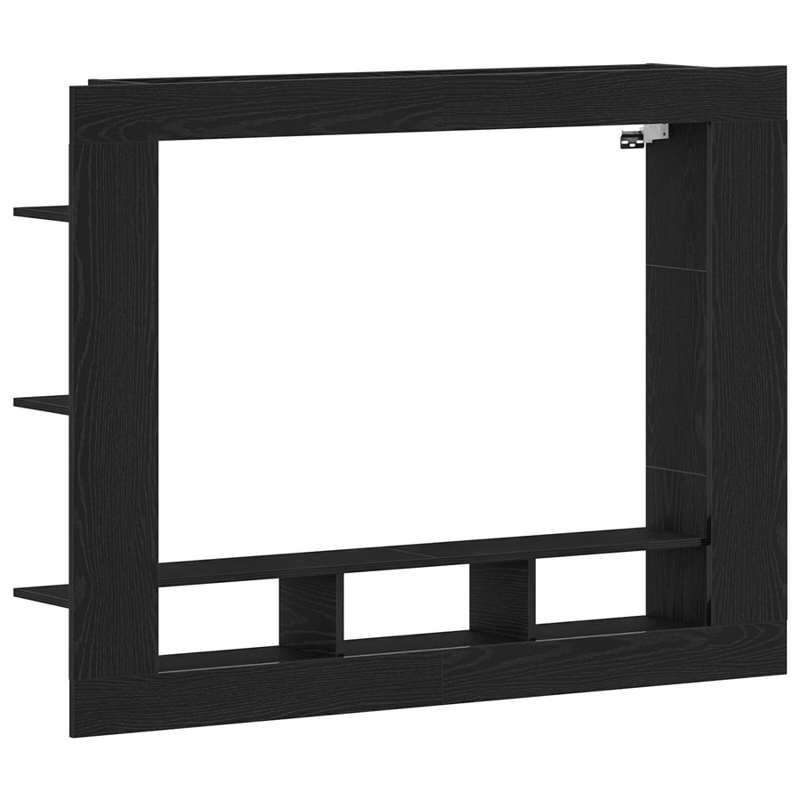 Tv-Kast Muurbevestigd 152X22X113 Cm Zwart eiken