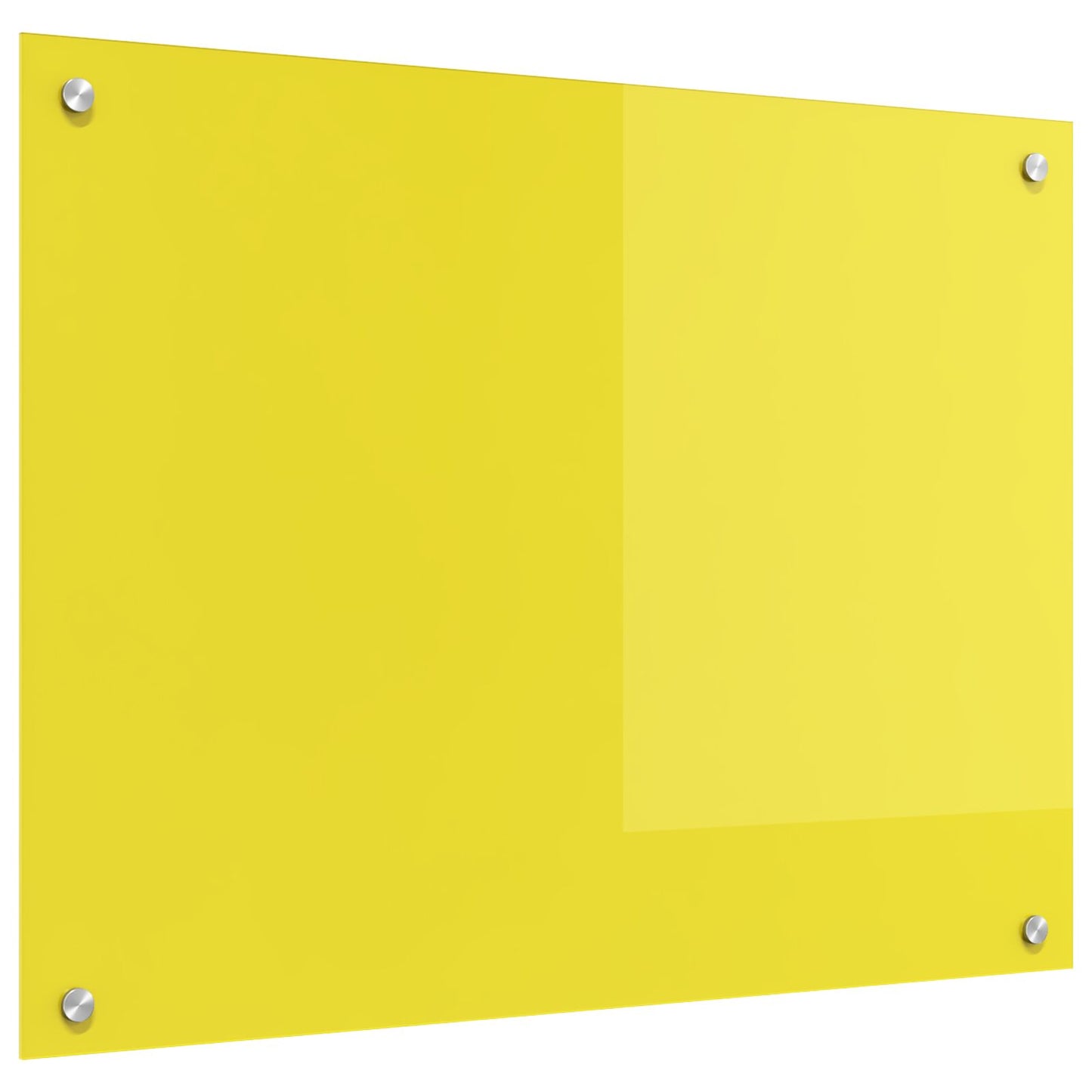 Keuken Achterwand 80X60X0,6 Cm Gehard Glas Geel 80 x 60 cm