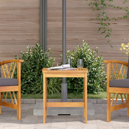 Tuin Bijzettafel Bruin 45X45X50 Cm Massief Acaciahout