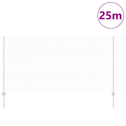 Tuinhek Set Set Van 2 Gegalvaniseerd Staal 25 X 1.2 M Duurzaam