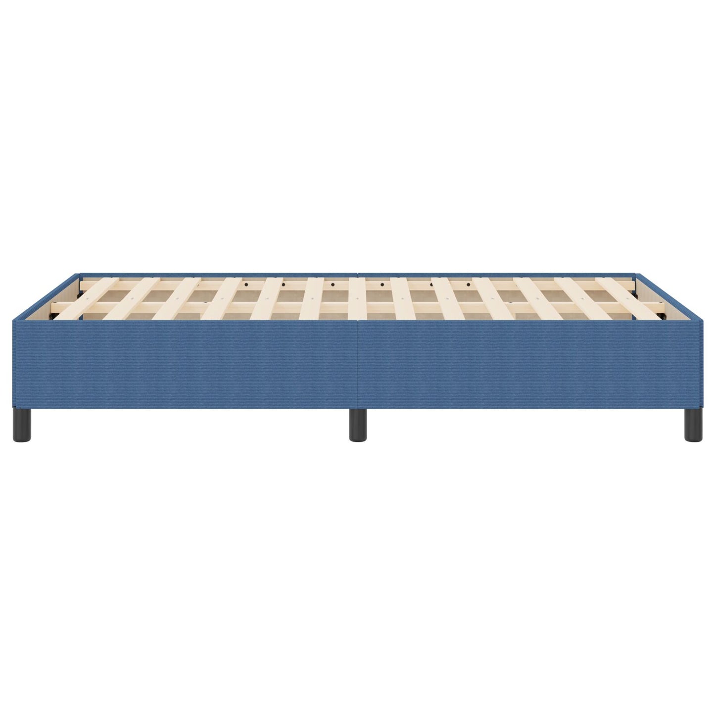 Bed Frame Corduroy Stof Blauw 120 x 200 cm