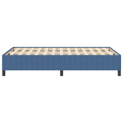 Bed Frame Corduroy Stof Blauw 120 x 200 cm