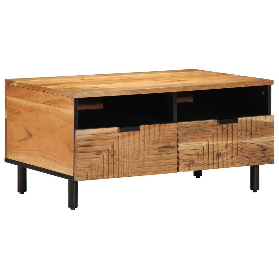 Salontafel 80X54X40 Cm Massief acaciahout