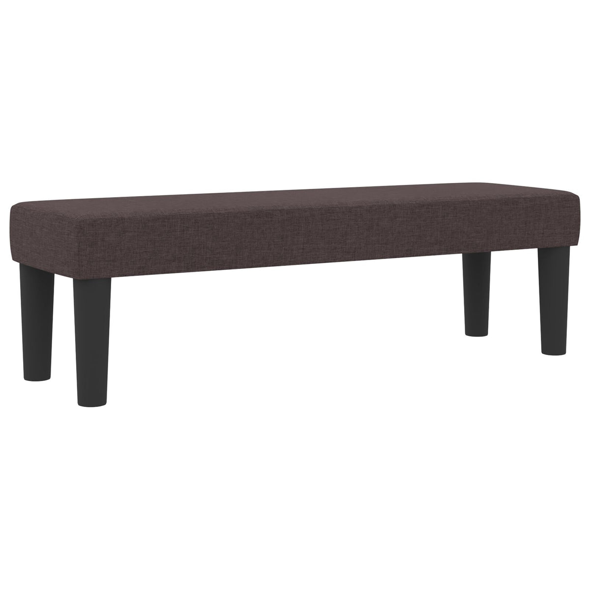 Boxspringbed Met Matras En Bank Stof Donkerbruin 180 x 200 cm Lijnen ontwerp