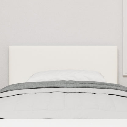 Hoofdbord Effen Design Korduroy Stof Crème 100 cm Laag hoofdbord