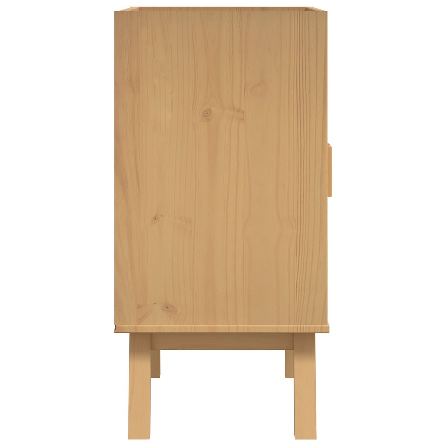 Onderkast 114X43X73,5 Cm Massief Houten Grenen Geel