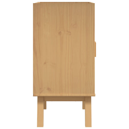 Onderkast 114X43X73,5 Cm Massief Houten Grenen Geel