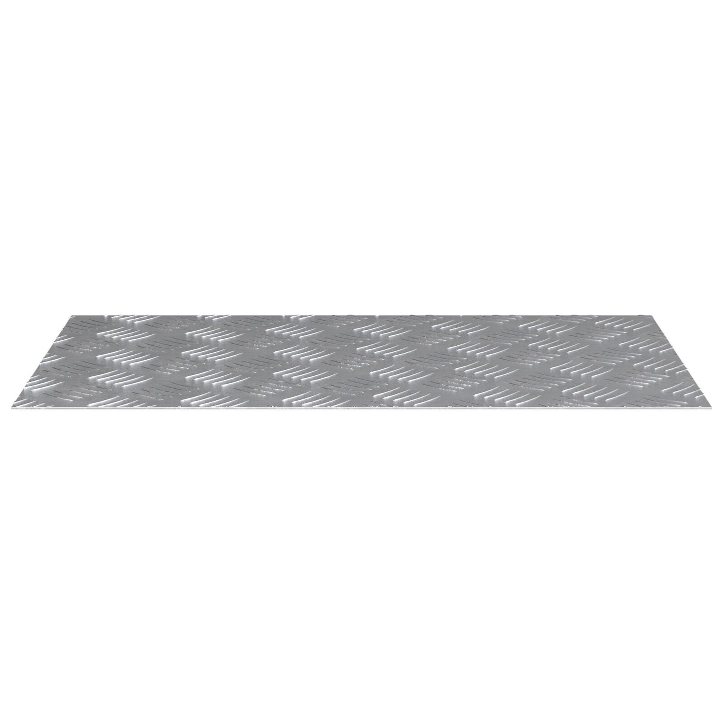 Aluminium Checker Platen 2 Stuks Antislip 70X40 Cm 70 x 40 x 0.3 cm Rechthoekig