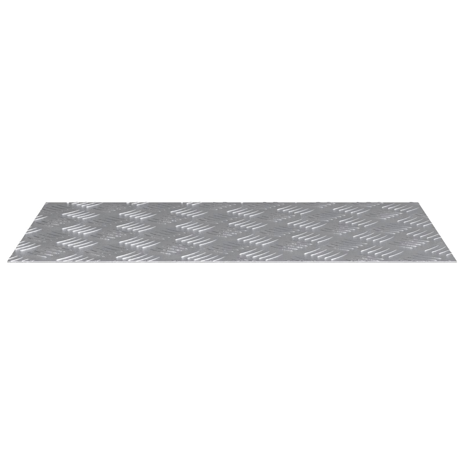 Aluminium Checker Platen 2 Stuks Antislip 70X40 Cm 70 x 40 x 0.3 cm Rechthoekig