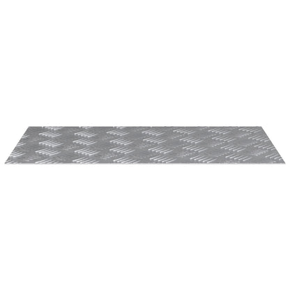 Aluminium Checker Platen 2 Stuks Antislip 70X40 Cm 70 x 40 x 0.3 cm Rechthoekig