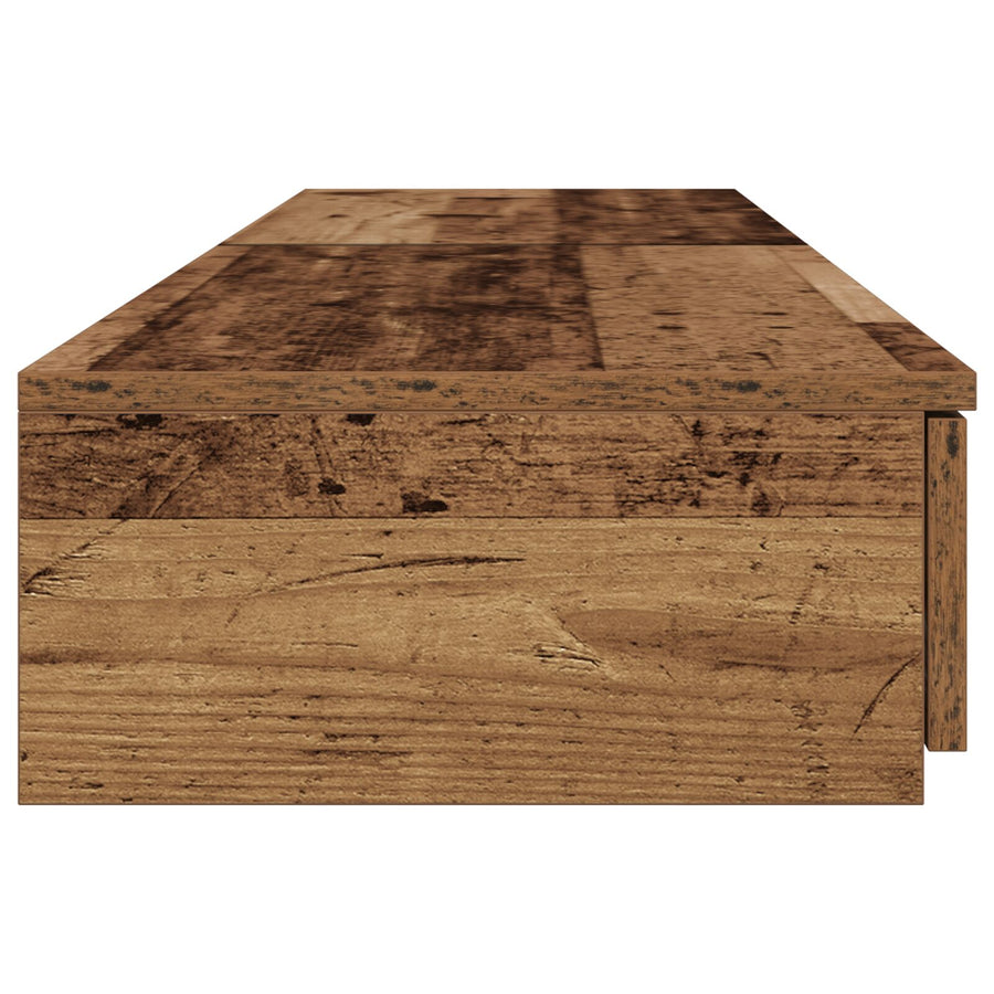 Bedladen Grijs Sonoma Gelaagd Hout Oud hout 140 x 36,5 x 16,5 cm