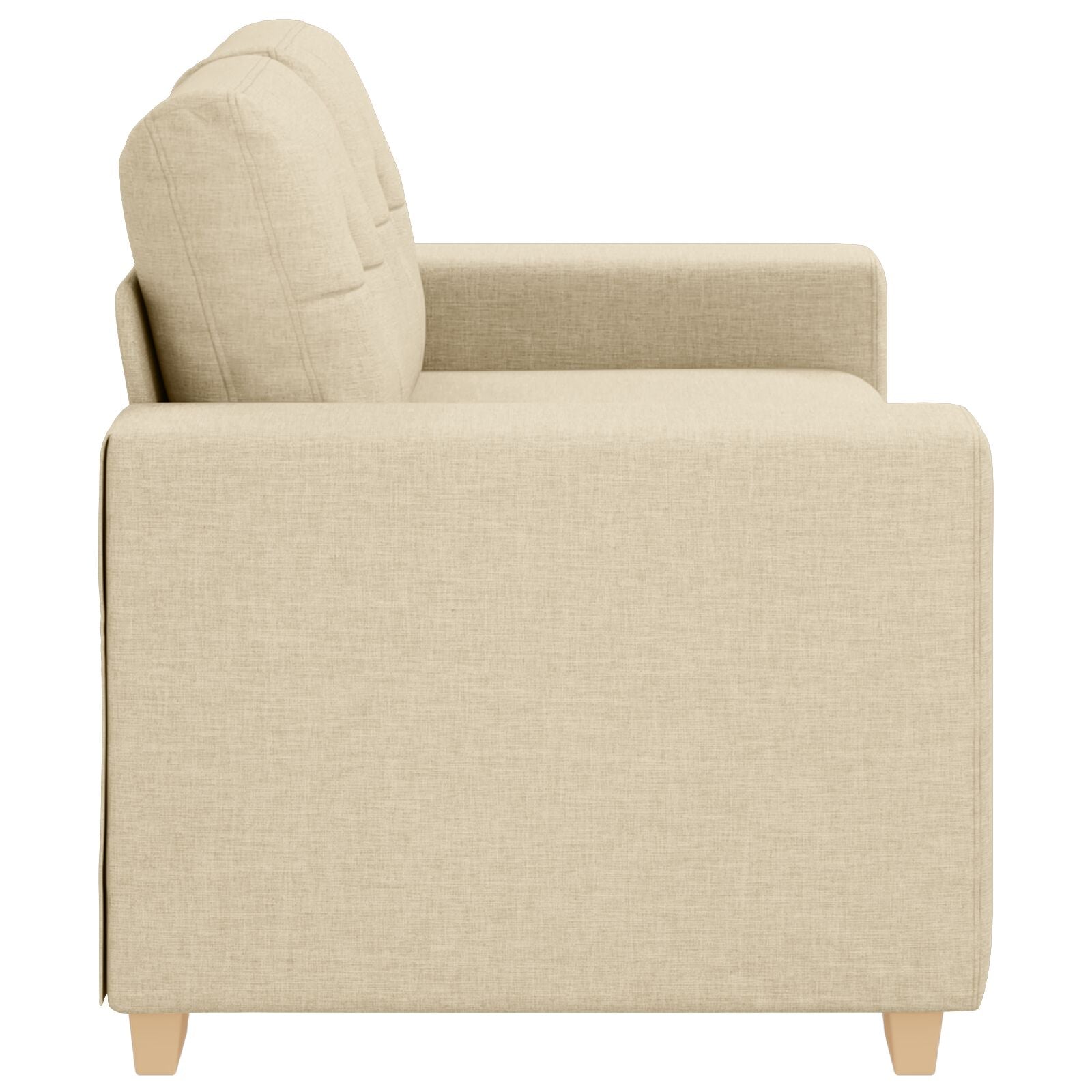 Loveseat Sofa Stof Crème 120 cm