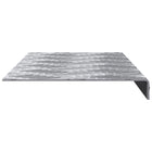 Trapmatten aluminium 10 stuks zilver 60x18 cm