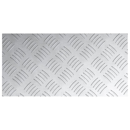 Aluminium Checker Plaaten 4 Stuks Antislip 40X20 Cm 40 x 20 x 0.3 cm Rechthoekig