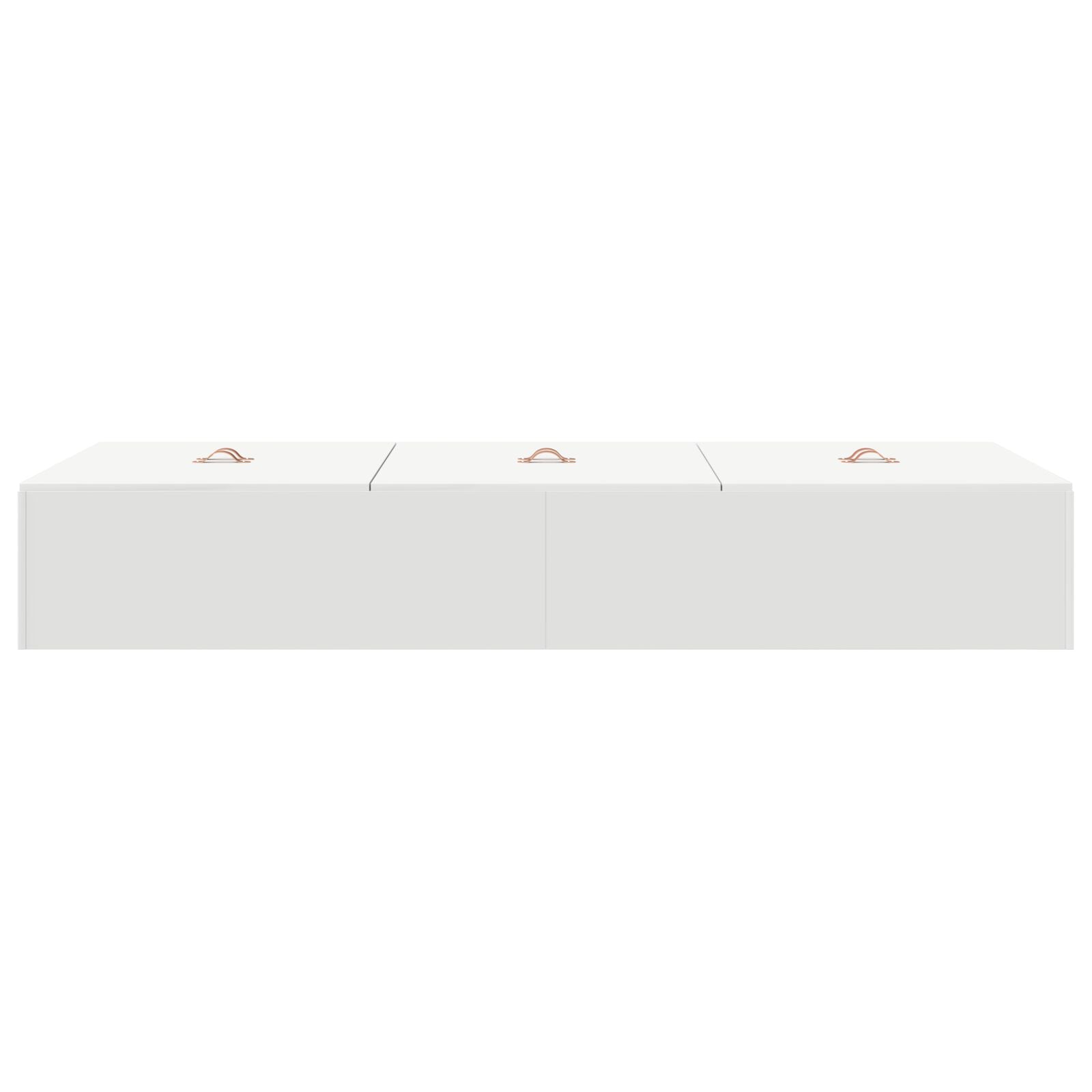 Opbergbed Frame Wit 80 x 200 cm