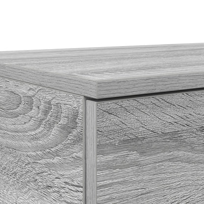 Bedladen 180X36,5X16,5 Cm Gelaagd Hout Grijs sonoma 180 x 36.5 x 16.5 cm