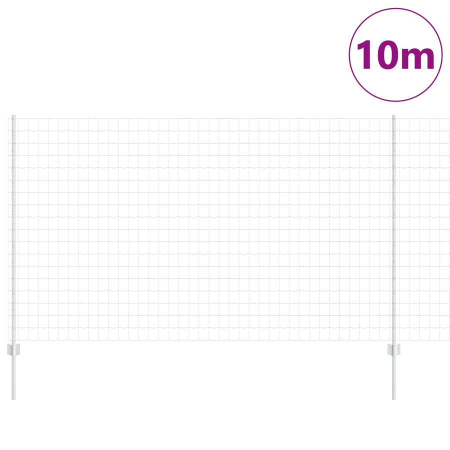 Tuinhek Set Set Van 2 Gelegeerd Staal 10 X 1.4 M Tuinhek Anders